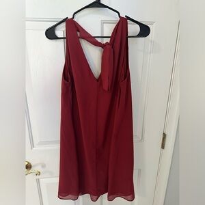 Burnt Maroon BCBG dress